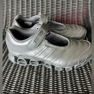 Gray Adidas Sneakers with Unique Sole Design